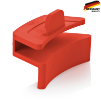 Силиконовая накладка на ручку KELA Cali, 11,3х5,5х7,5 см, красная (12870)