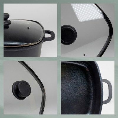 Сотейник з кришкою KELA Atura, 28х28 см, 6 л (15166)