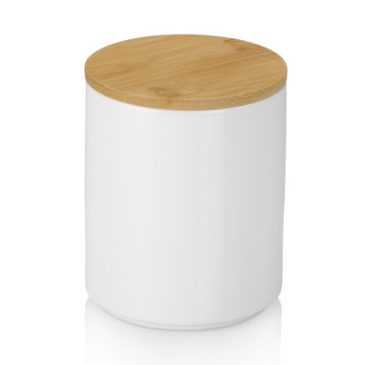 Ємність для зберігання сипучих KELA Cady, Ø14 см, 1,7 л, біла (15281)