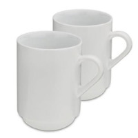 Набір чашок KELA Mattia, білий, 300 мл, 2 шт (12749)