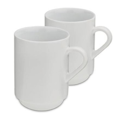 Набір чашок KELA Mattia, білий, 300 мл, 2 шт (12749)