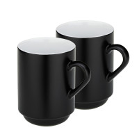Набір чашок KELA Mattia. чорний. 300 мл. 2 шт (12756)