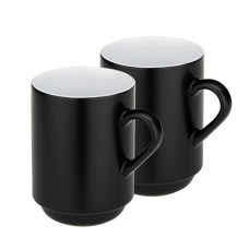 Набір чашок KELA Mattia. чорний. 300 мл. 2 шт (12756)