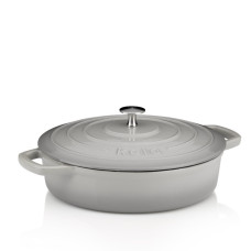 Сотейник чавунний з кришкою KELA Calido. 28 см. 3.2 л сірий (12611)