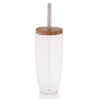 Ершик для унитаза KELA Natura, белый, 37.5х11.5 см (20960)