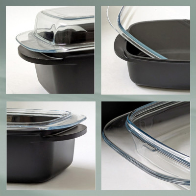 Утятница с крышкой KELA Atura, 40х22.5х16 см, 4.5 л (15172)