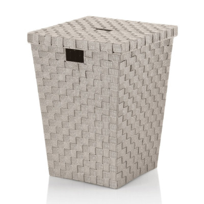 Корзина для білизни KELA Alvaro, сріблясто-сірий, 40х40х52 см (24569)