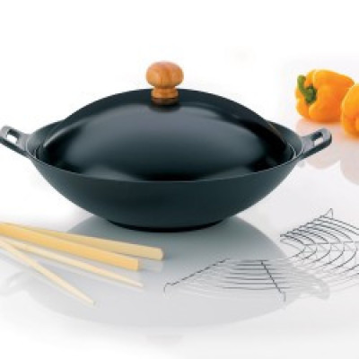 Сковорода KELA WOK Asia, 36 см, 4,5 л, + набір 5 предметів (77943)