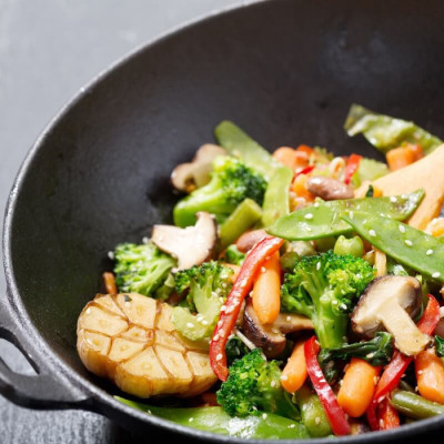 Сковорода KELA WOK Asia, 36 см, 4,5 л, + набір 5 предметів (77943)