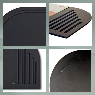 Доска для нарезки и сервировки KELA Nobel, 35х23 см, черная (12868)