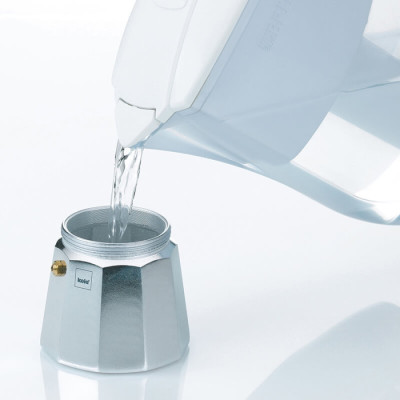 Кавоварка гейзерна KELA Italia, 150 мл, 3 чашки, срібляста (10590)