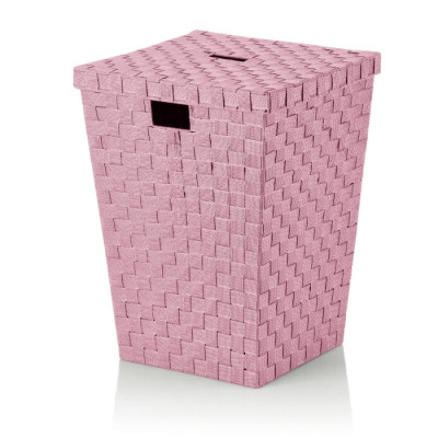 Корзина для білизни KELA Alvaro, суха троянда, 40х40х52 см (24354)