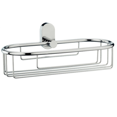 Полиця-сітка для ванної кімнати KELA Lucido, срібляста, 26х10.5 см (22689)