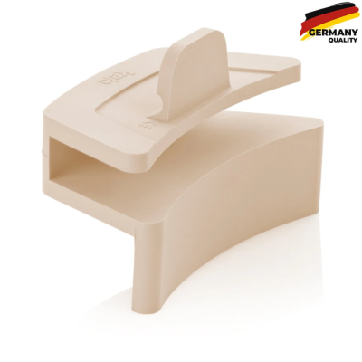 
                            Силіконова накладка на ручку KELA Cali, 11,3х5,5х7,5 см, бежева (12871)
                                                    