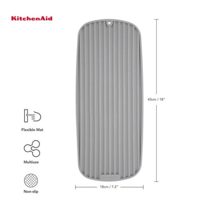 Килимок для сушки посуду KitchenAid Sinkware, 43 х 18 см (KEG186OHGSA)