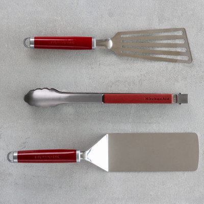 Набір для грилю KitchenAid Coreline, 3 предмета, червоний (KAG930OHERE)