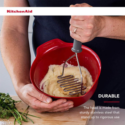 Картоплем'ялка KitchenAid Coreline, 25,7 см, сірий (KAS008OHCGG)