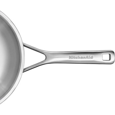 Сковорода вок з кришкою KitchenAid MSS, 28 см, 3,5 л (CC003254-001)