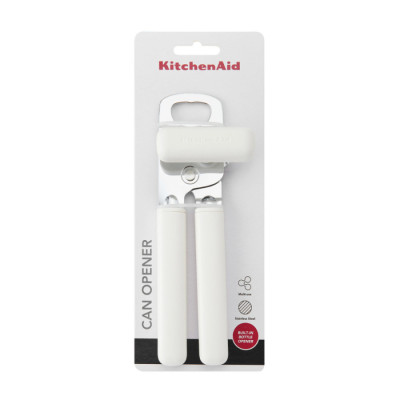 
Відкривачка для банок і пляшок KitchenAid Classic, 20 см, білий (KHA199OHPNG)
