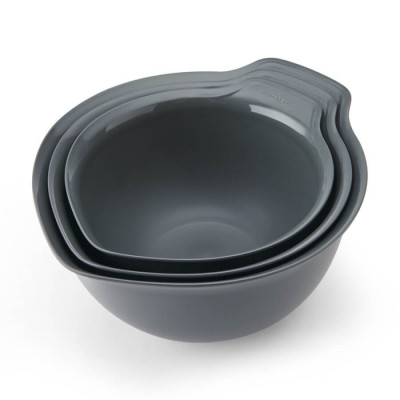 Набір мисок для змішування KitchenAid Coreline, 3 шт, 2,4/3,3/4,3 л (KQG175OSCGG)