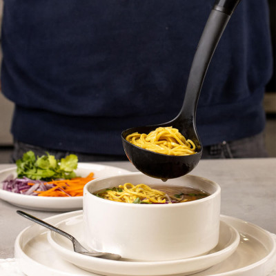 Ополоник KitchenAid Classic, 31,5 см, чорний (KCG006OHOBE)