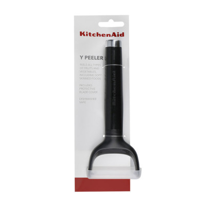 Овочечистка горизонтальна KitchenAid Classic, 18 см, чорний (KCG145OHOBE)