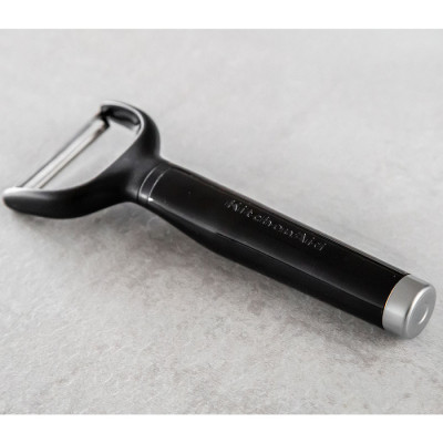 Овочечистка горизонтальна KitchenAid Classic, 18 см, чорний (KCG145OHOBE)