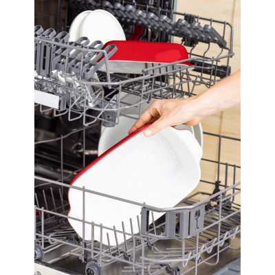 Форма для випічки керамогранітна з кришкою KitchenAid 3,8 л. червона (CC006108-001)