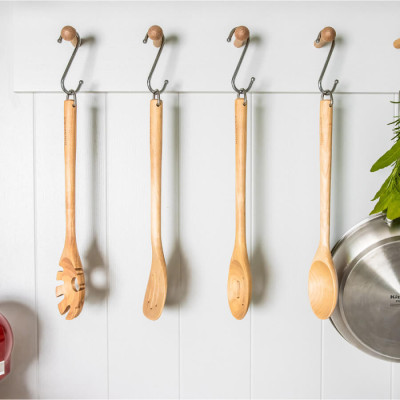 Набір кухонного приладдя KitchenAid Coreline, 4 предмета, береза (KQR752BXE)