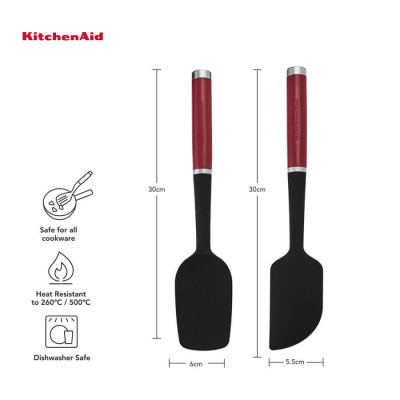 Набор лопаток для теста KitchenAid Coreline, 2шт (KQG437OHERE)