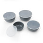 Набір мисок з кришкою KitchenAid Coreline, 4 шт, 355/591/828/1065 мл (KQG176OSCGG)