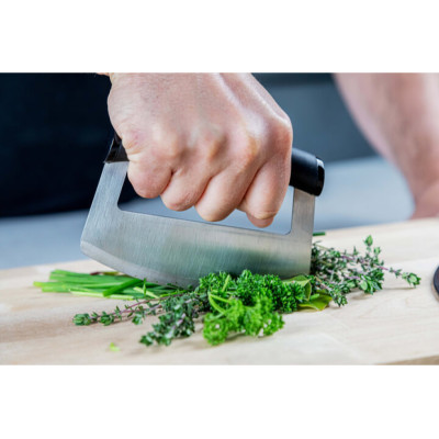 Ніж-меццалун KitchenAid Universal, з захисним чохлом на лезо 15,2x2,4x11,6 см (KQG173OHOBE)