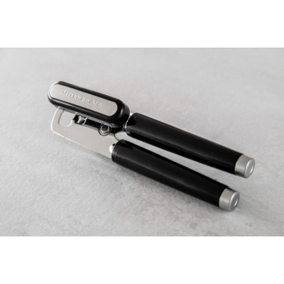 Відкривачка для банок і пляшок KitchenAid Classic, 21 см, чорний (KCG199OHOBE)