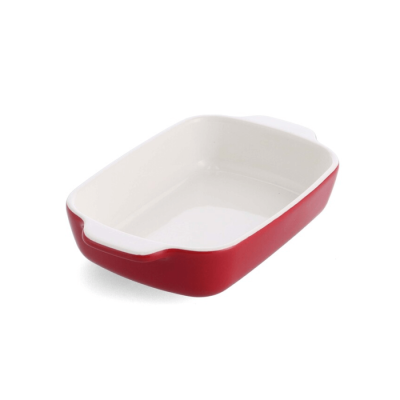 Форма для випічки керамогранітна з кришкою KitchenAid 0,9 л. червона (CC006104-001)