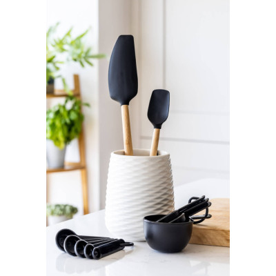 Набір кухонного приладдя KitchenAid Classic, 11 предметів, чорний (KQG492OHOBE)