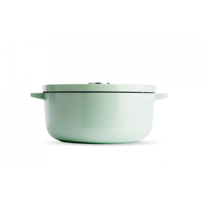 Каструля чавунна з кришкою KitchenAid, 26 см, 5,2 л, колір фісташковий (CC007434-001)