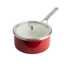 Ківш з кришкою KitchenAid Steel Core, 16 см, 1,3 л, червоний (CC003287-001)