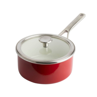 
Ківш з кришкою KitchenAid Steel Core, 18 см, 2 л, червоний (CC003264-001)
