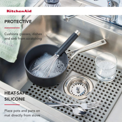 Килимок для сушки посуду KitchenAid Sinkware, 29,5 х 34 см (KEG877OHASA)