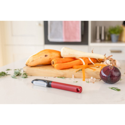 
Овочечистка вертикальна KitchenAid Classic, 20 см, червоний (KHA112OHEREG)

