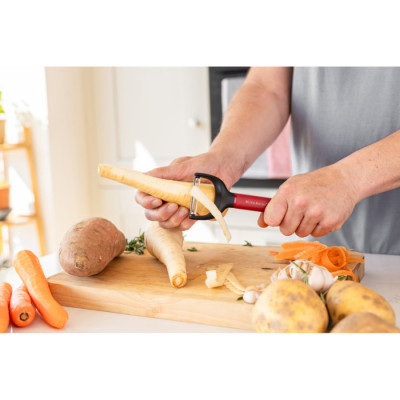 
Овочечистка горизонтальна KitchenAid Classic, 18 см, червоний (KHA145OHEREG)
