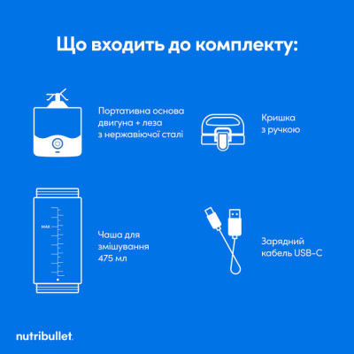 Блендер Nutribullet NBP003W