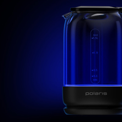 Електрочайник Polaris PWK 17107CGLD WIFI IQ Home Чорний