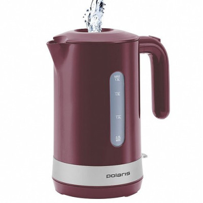 Электрочайник POLARIS PWK 1803C Water Way Pro burgundy