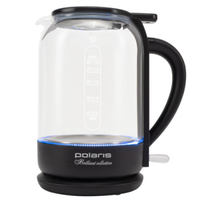 Електрочайник Polaris PWK 17103CGL Water Way Pro Чорний