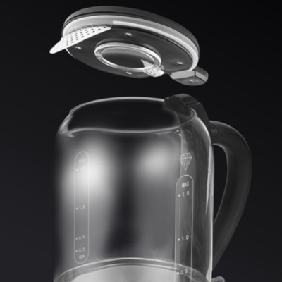 Електрочайник Polaris PWK 17103CGL Water Way Pro Чорний