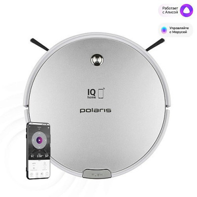 Робот-пилосос POLARIS PVCR 0833 WI-FI IQ Home silver