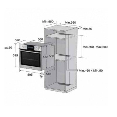 Духовой шкаф Samsung BQ1VD6T131