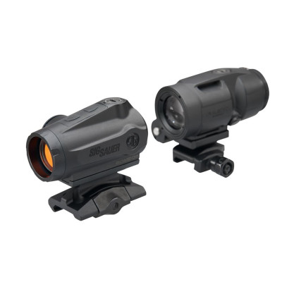 Коліматорний приціл SigSauer Romeo5 Gen2 RedDot зі збільшувачем Juliet3-Micro 1-3X SORJ5101
