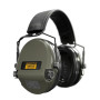 Активні навушники для стрільби Sordin Supreme Pro X Шкіряне оголів'я (olive)
